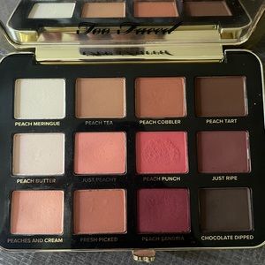 Just peachy mattes too faced palette